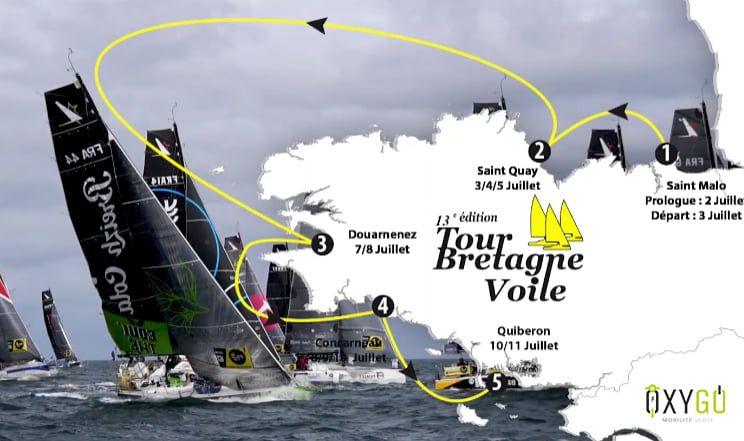 carto tour de bretagne voile