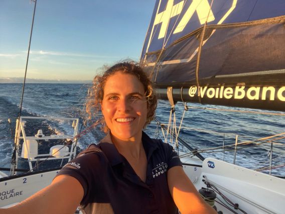 Clarisse Crémer se prépare au Vendée Globe 2020