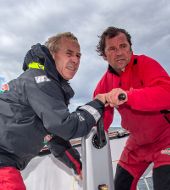 Lionel Lemonchois et Roland Jourdain, en binôme pour la Transat Jacques Vabre 