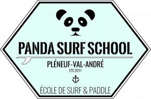 Logo panda surf school
